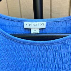 Appleseeds women’s blue shirt size XL